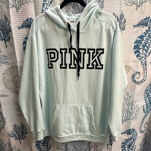 PINK Hoodie Mint Green Size XL Used Like New